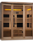 8260 sauna three quarter view, the largest cabin in the range