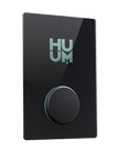 Black device with 'HUUM' logo on a white background