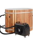 Dynamic Cold Therapy 50" Oval Cedar Barrel Cold Plunge Tub