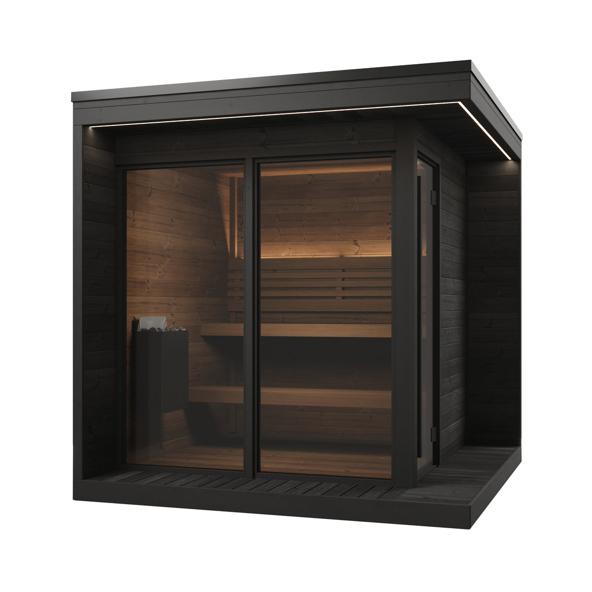 SaunaLife GL6B Outdoor Sauna Full Panel Door