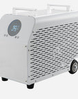 Premier Edition 0.8 HP cold plunge chiller in white, three quarter view