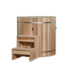 Dynamic Cold Therapy 42" Cedar Barrel Cold Plunge Tub with PVC Interior