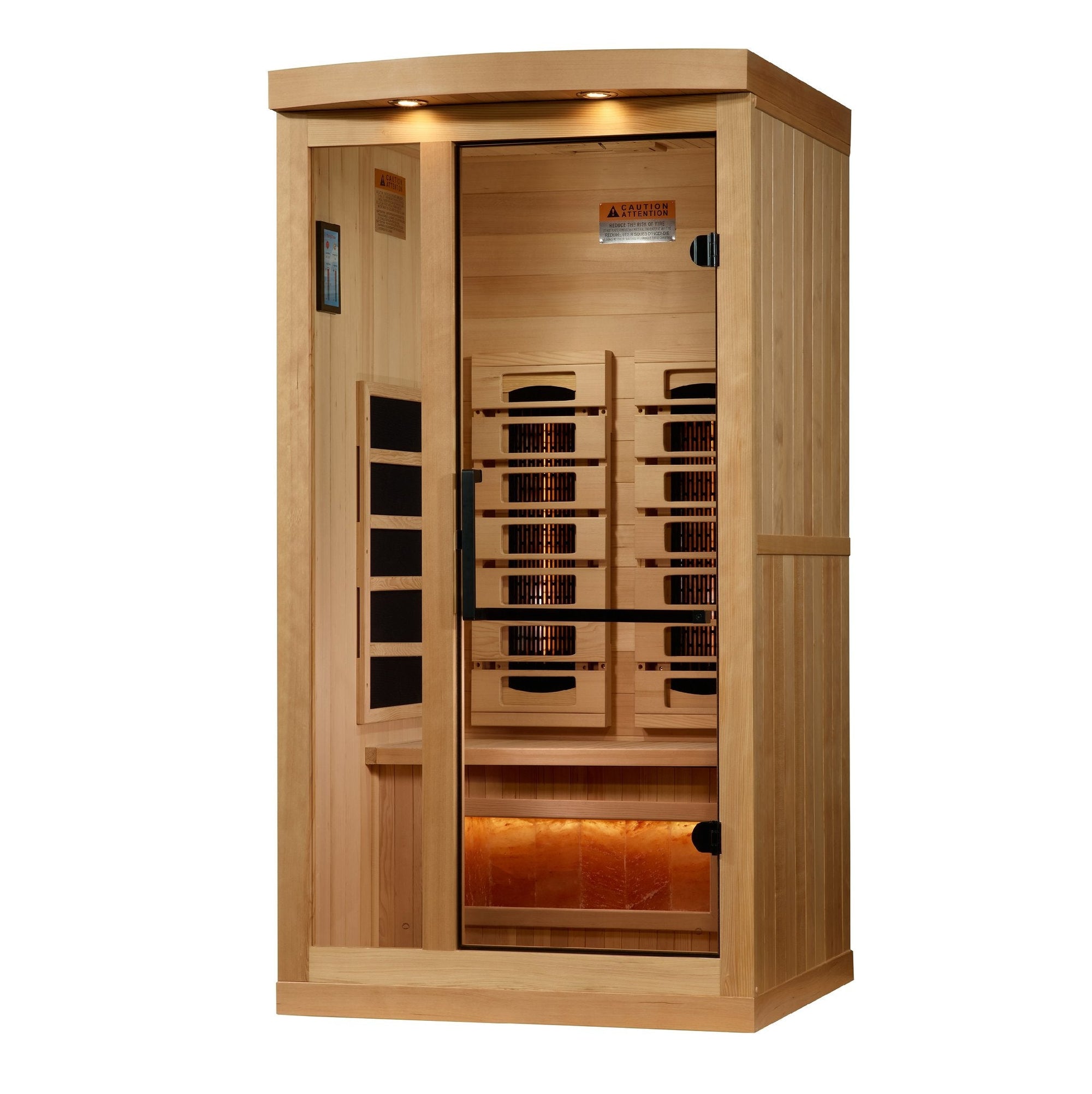 8010 sauna three quarter view, the smallest cabin in the range