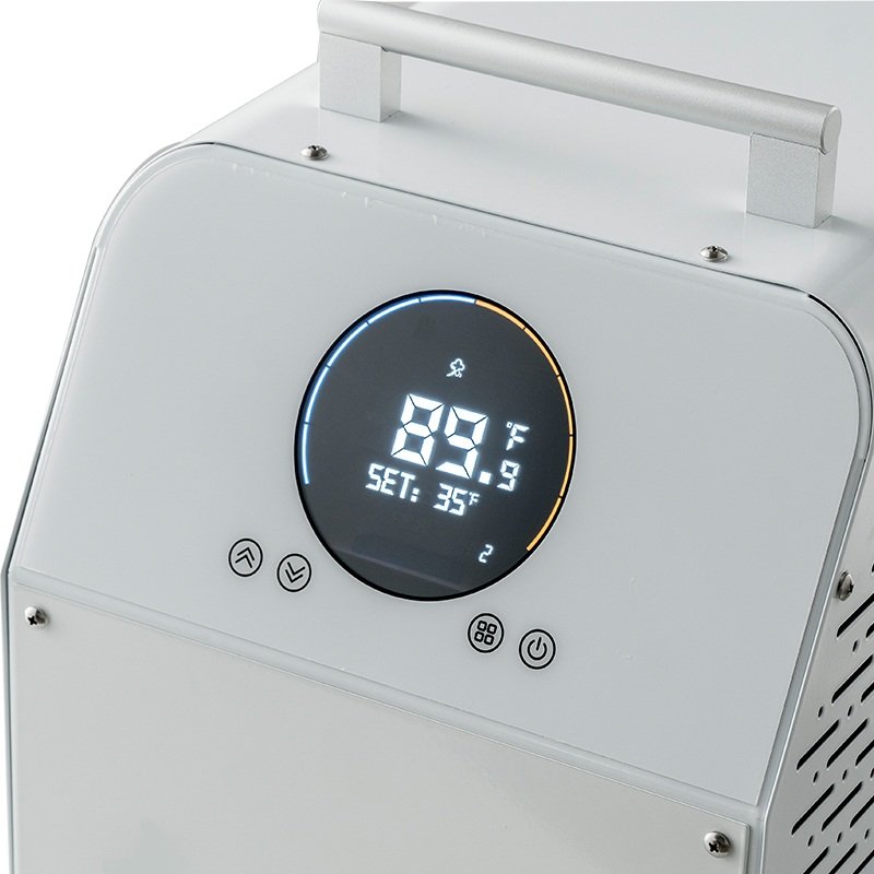 Splash proof digital touch screen control panel