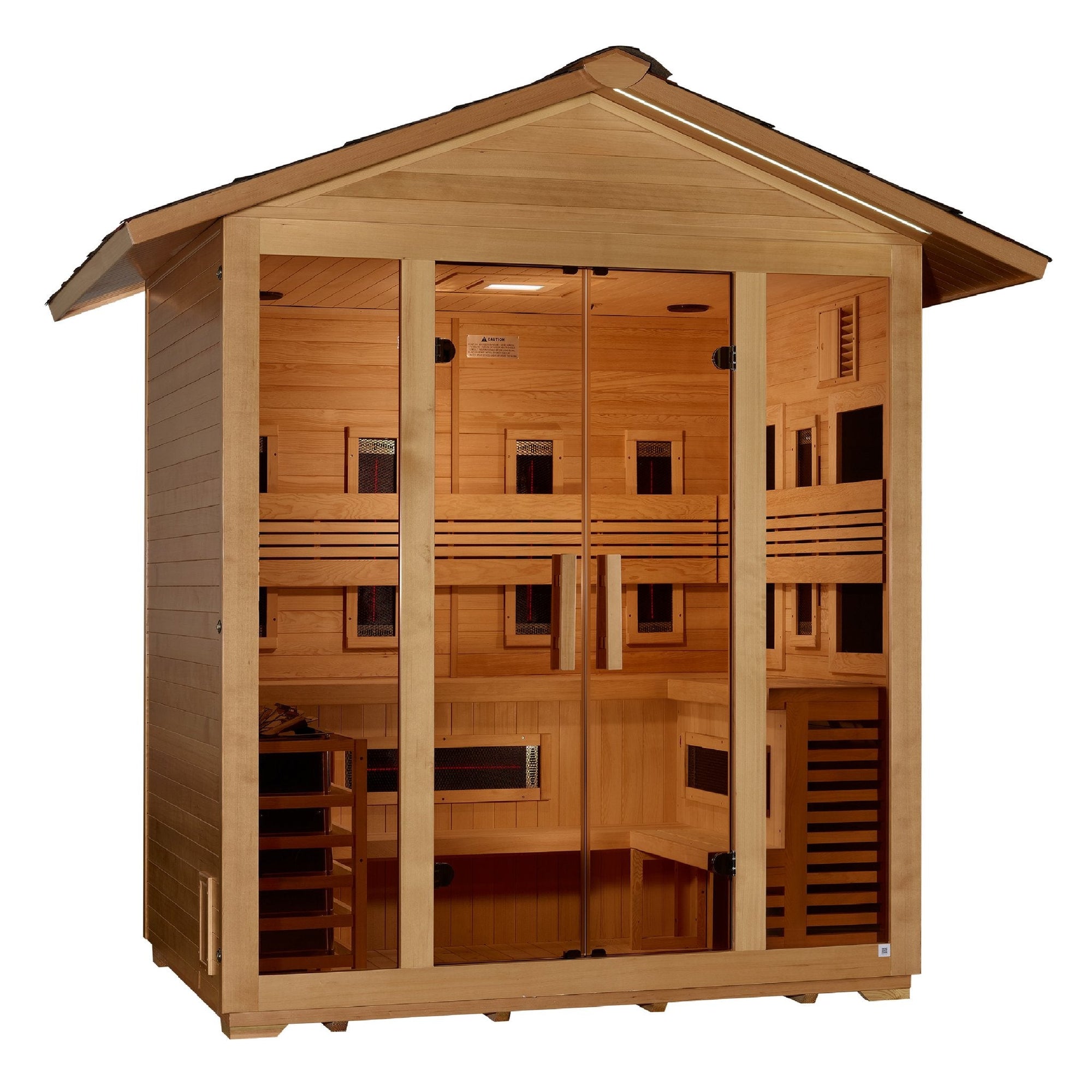 Gargellen sauna rear elevation