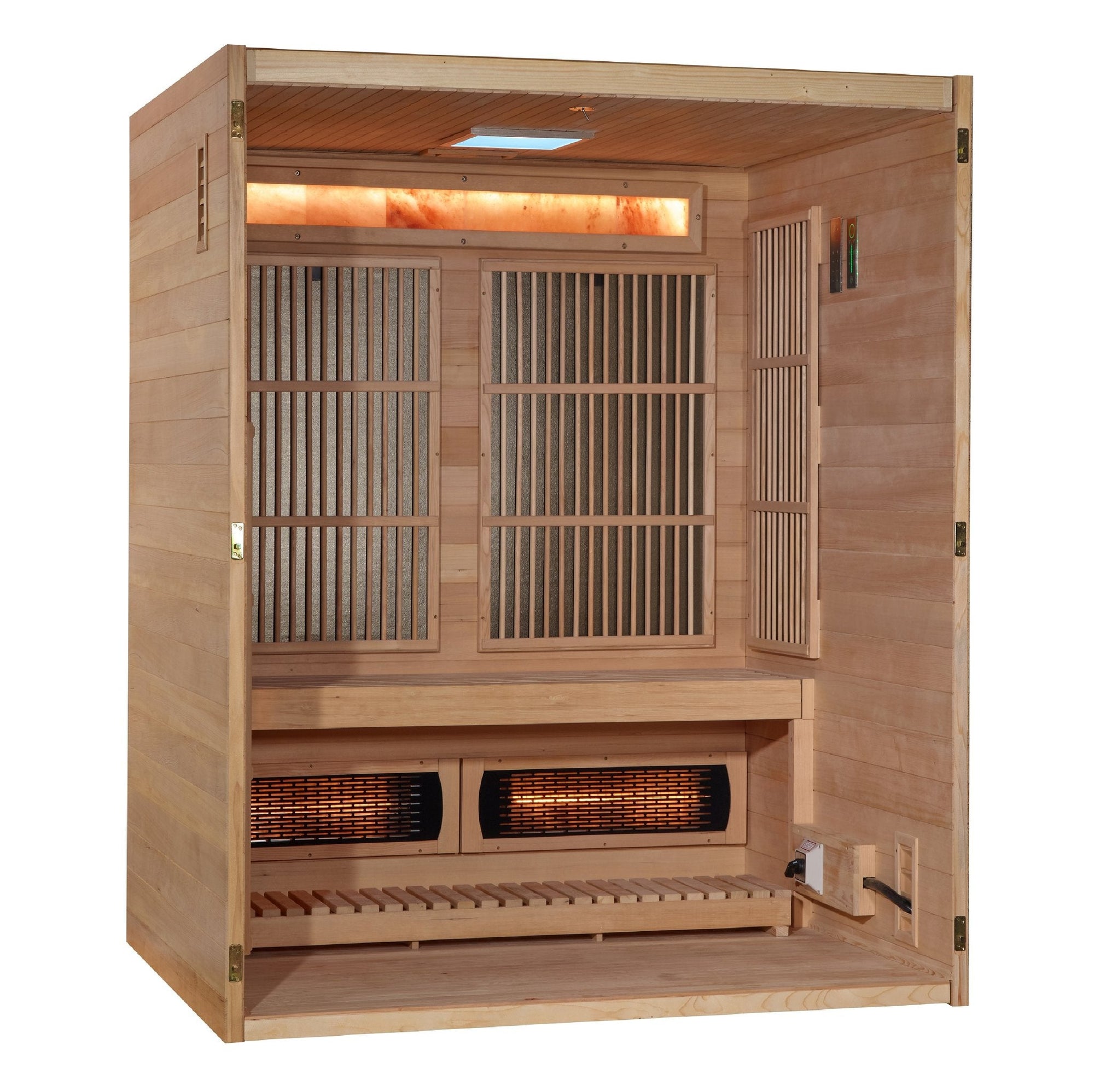 Soria interior with the chromotherapy lighting on