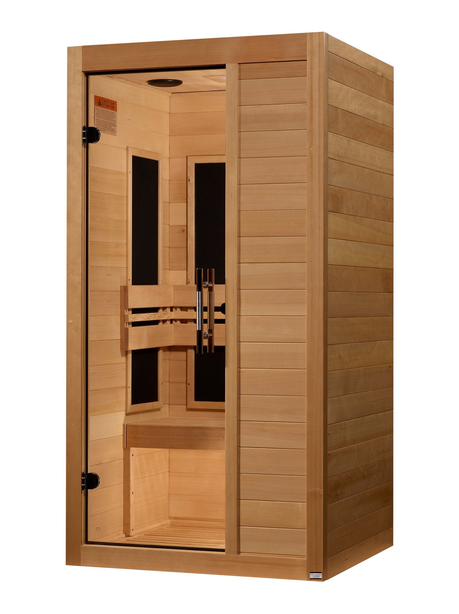 Maxxus S-Line Yoga sauna interior LED control panel