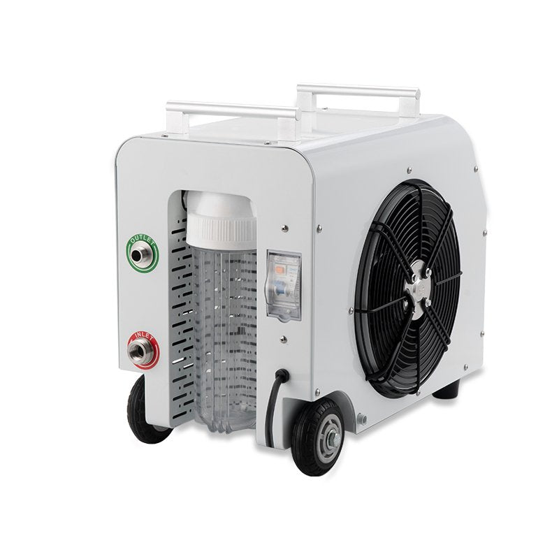 Premier Edition chiller rear view showing the vent panel