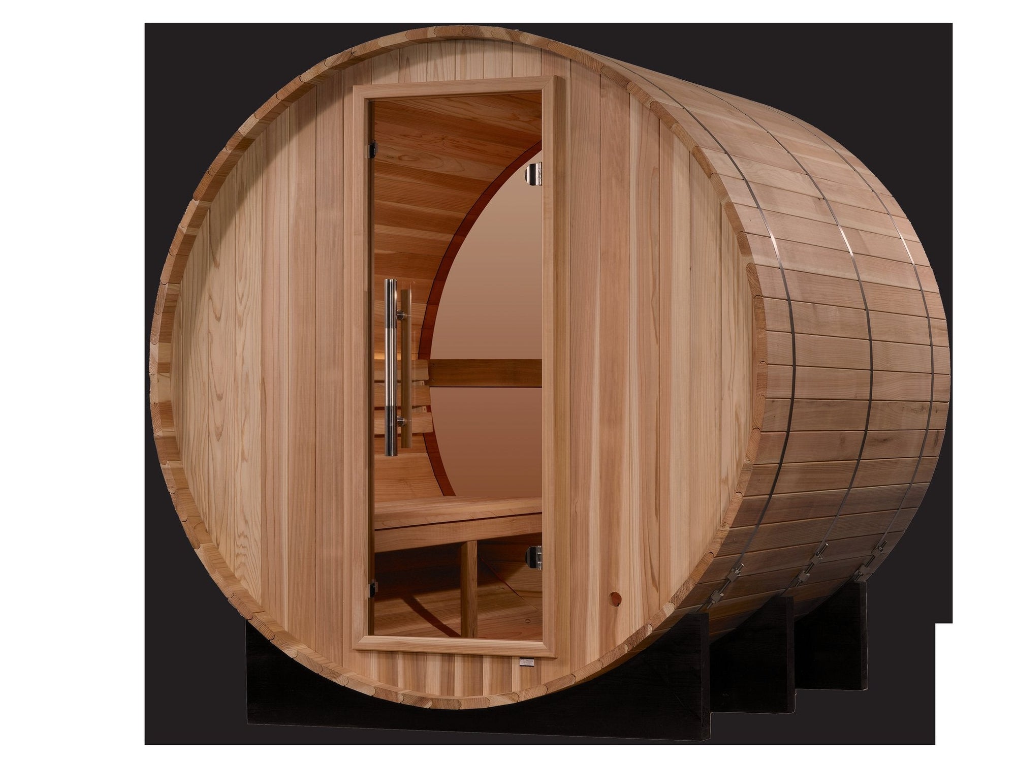 Zurich barrel sauna 6kW stove with built in controls