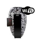 Finnish Sauna Builders Turku 6-Person Outdoor Barrel Sauna Nordic Spruce with Terrace