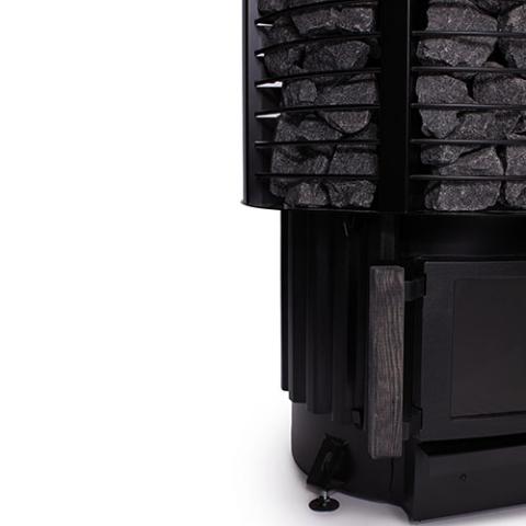 Narvi Inari sauna stove bottom side view