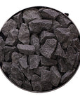 Narvi Luosto Sauna Stove top view with grey stones