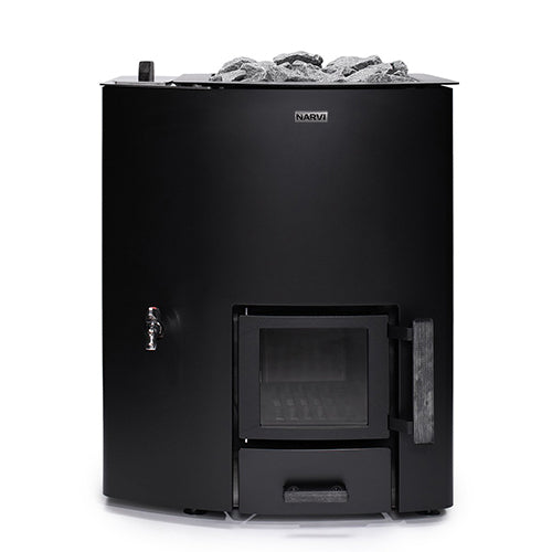Narvi NC20 Sauna Stove Black full view front