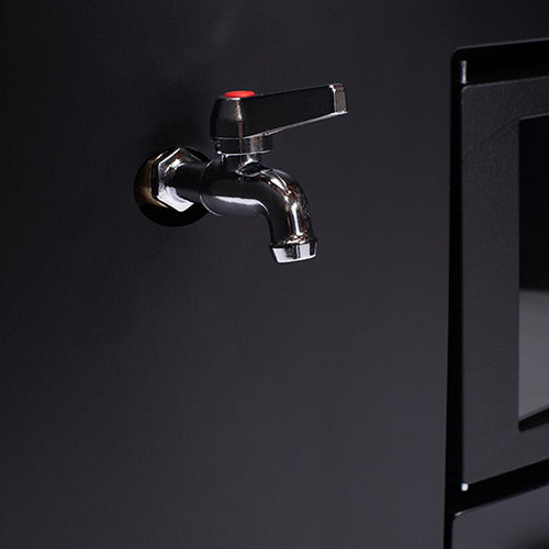 Narvi NC20 Sauna Stove Black close view of working components