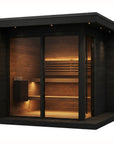 SaunaLife GLB Outdoor Sauna Front Angled