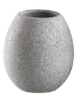 light grey sauna stone aroma cup against a white background