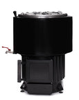 Narvi Luosto VS Sauna Stove angled view with grey stones filling top